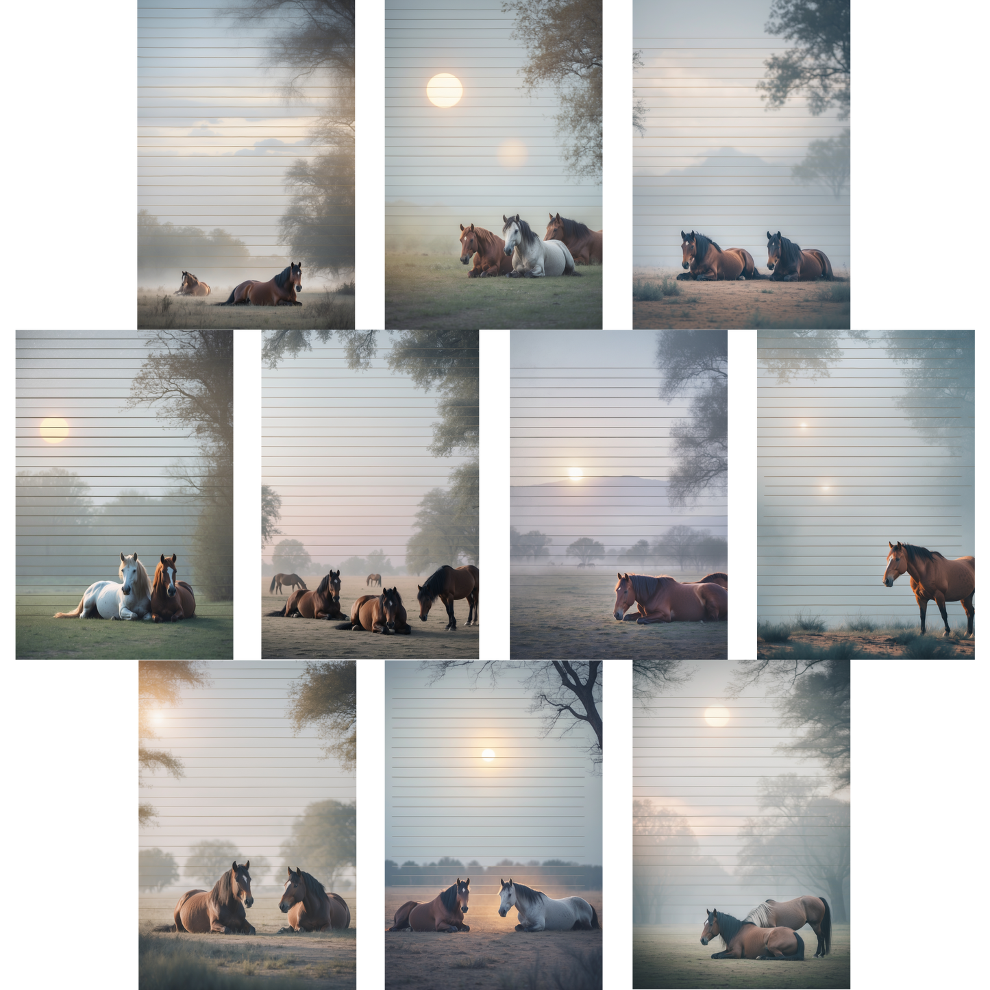 Notizblock | DIN A5 | Crow Notes – Wild Horses