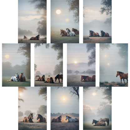 Notizblock | DIN A5 | Crow Notes – Wild Horses