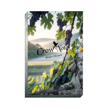 Notizblock | DIN A5 | Crow Notes – Hidden Vineyard