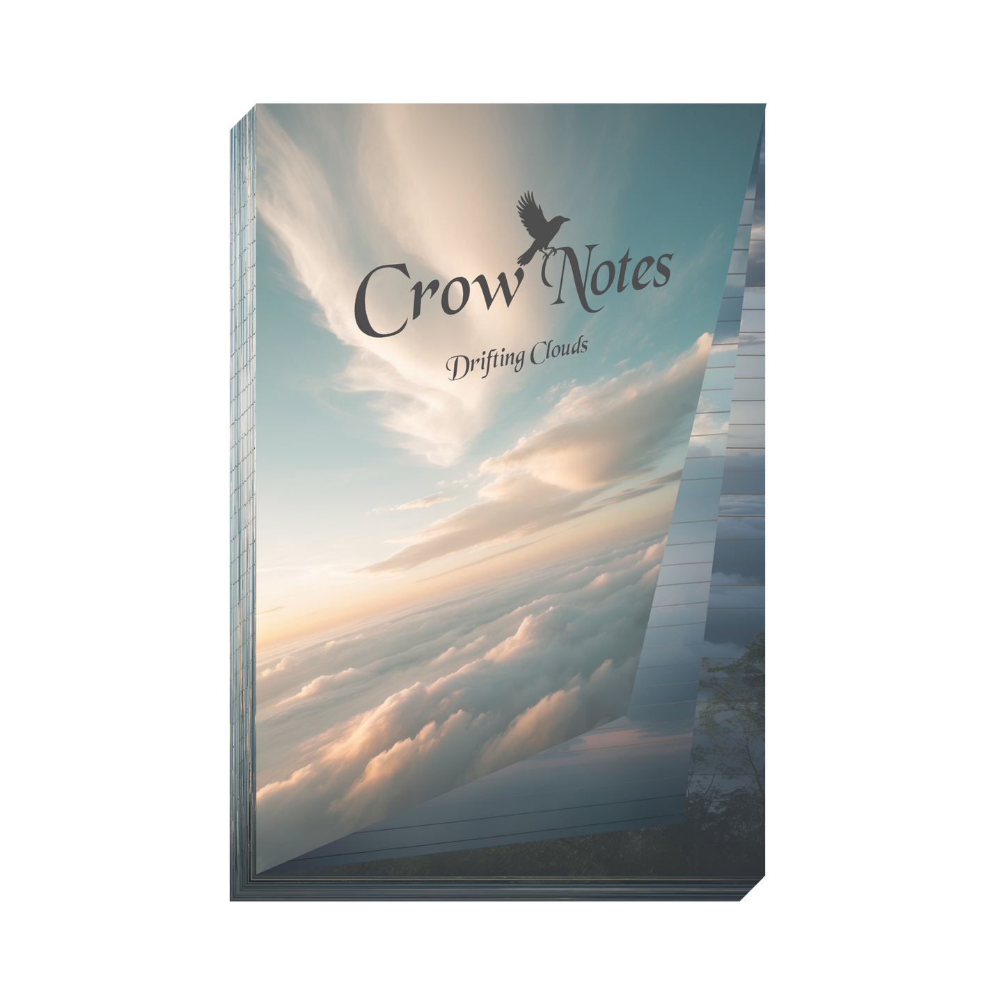 Notizblock | DIN A5 | Crow Notes – Drifting Clouds