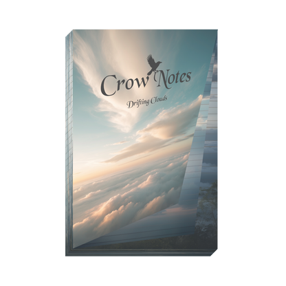 Notizblock | DIN A5 | Crow Notes – Drifting Clouds