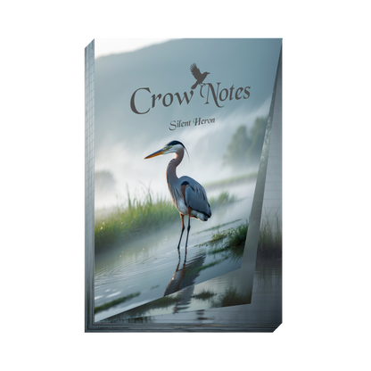 Notizblock | DIN A5 | Crow Notes – Silent Heron