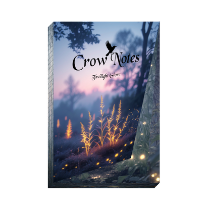 Notizblock | DIN A5 | Crow Notes – Twilight Glow