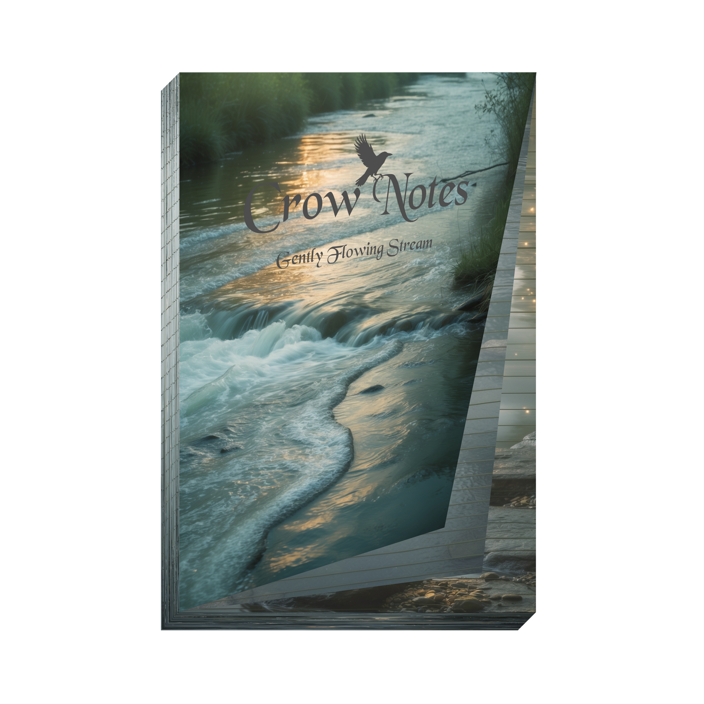 Notizblock | DIN A5 | Crow Notes – Gently Flowing Stream