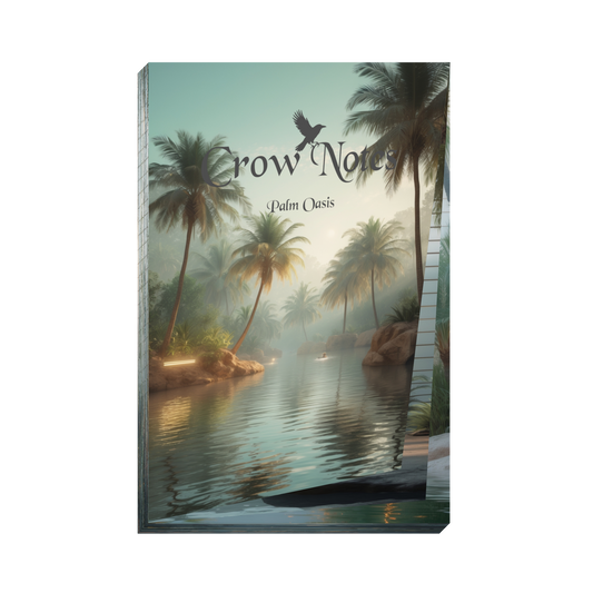 Notizblock | DIN A5 | Crow Notes – Palm Oasis