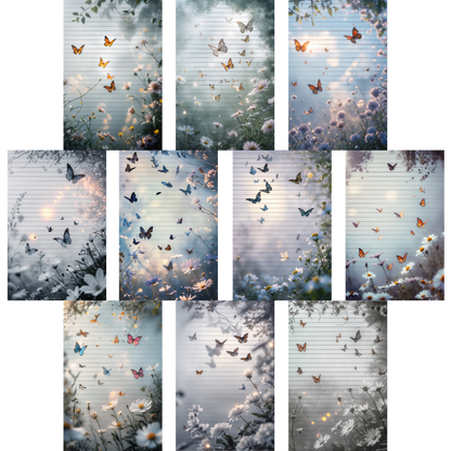 Notizblock | DIN A5 | Crow Notes – Butterflies Drifting