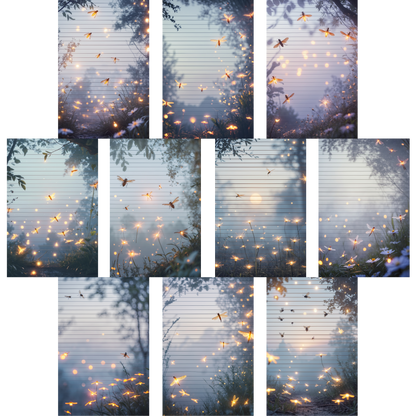 Notizblock | DIN A5 | Crow Notes – Glowing Meadow