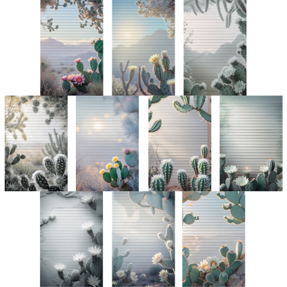 Notizblock | DIN A5 | Crow Notes – Cactus Flowers