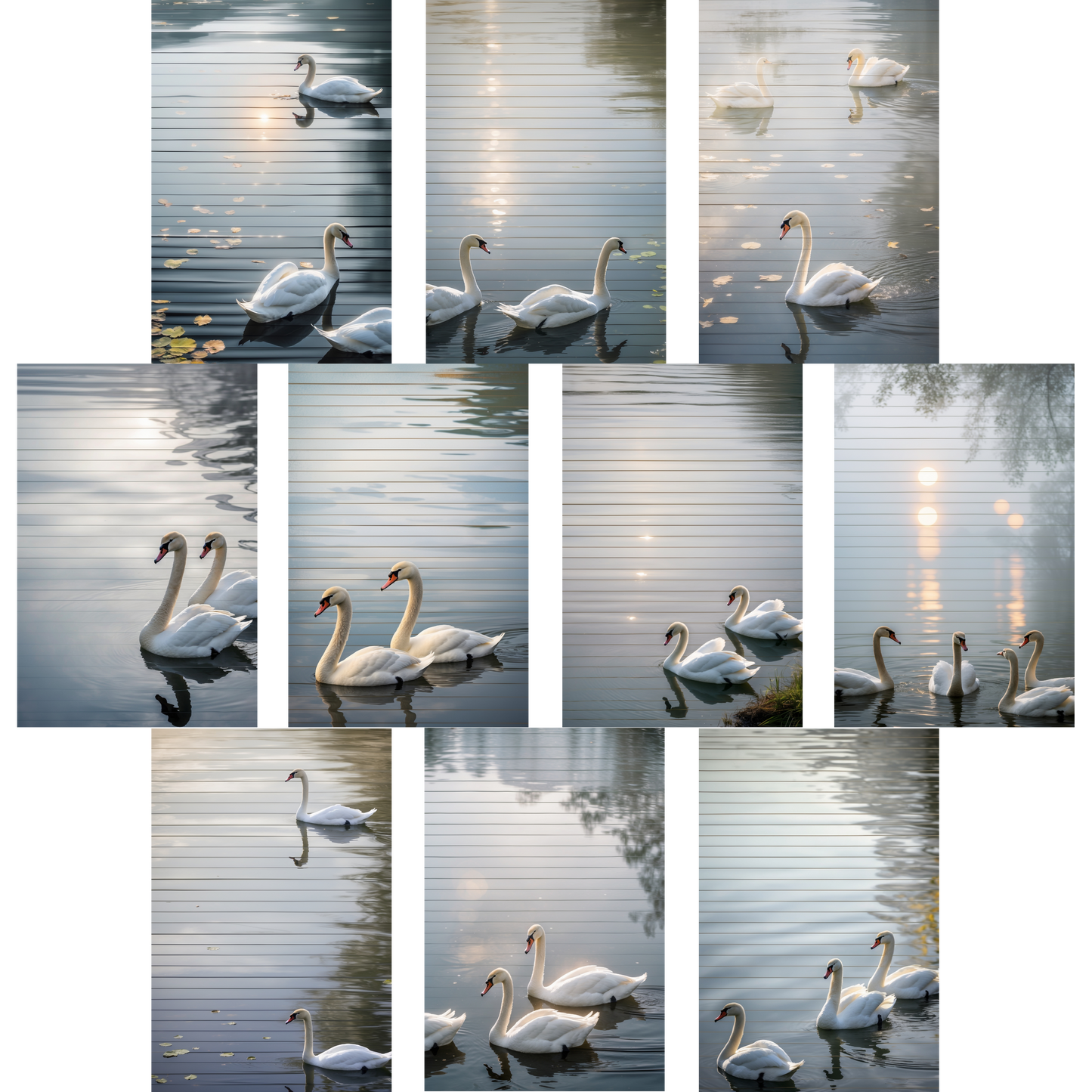 Notizblock | DIN A5 | Crow Notes – Silent Swans