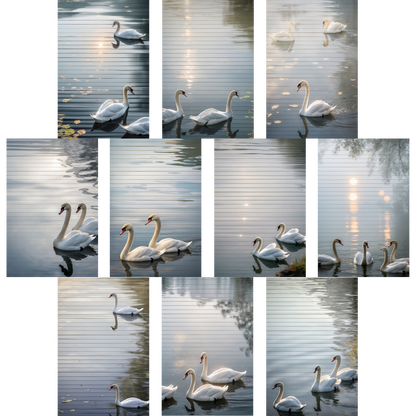Notizblock | DIN A5 | Crow Notes – Silent Swans