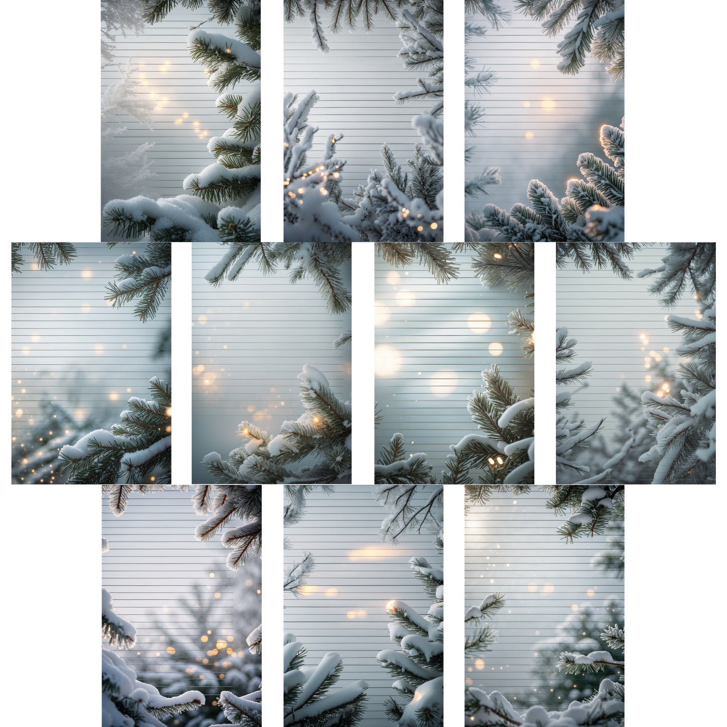 Notizblock | DIN A5 | Crow Notes – Glowing Pines
