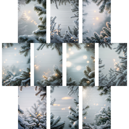 Notizblock | DIN A5 | Crow Notes – Glowing Pines