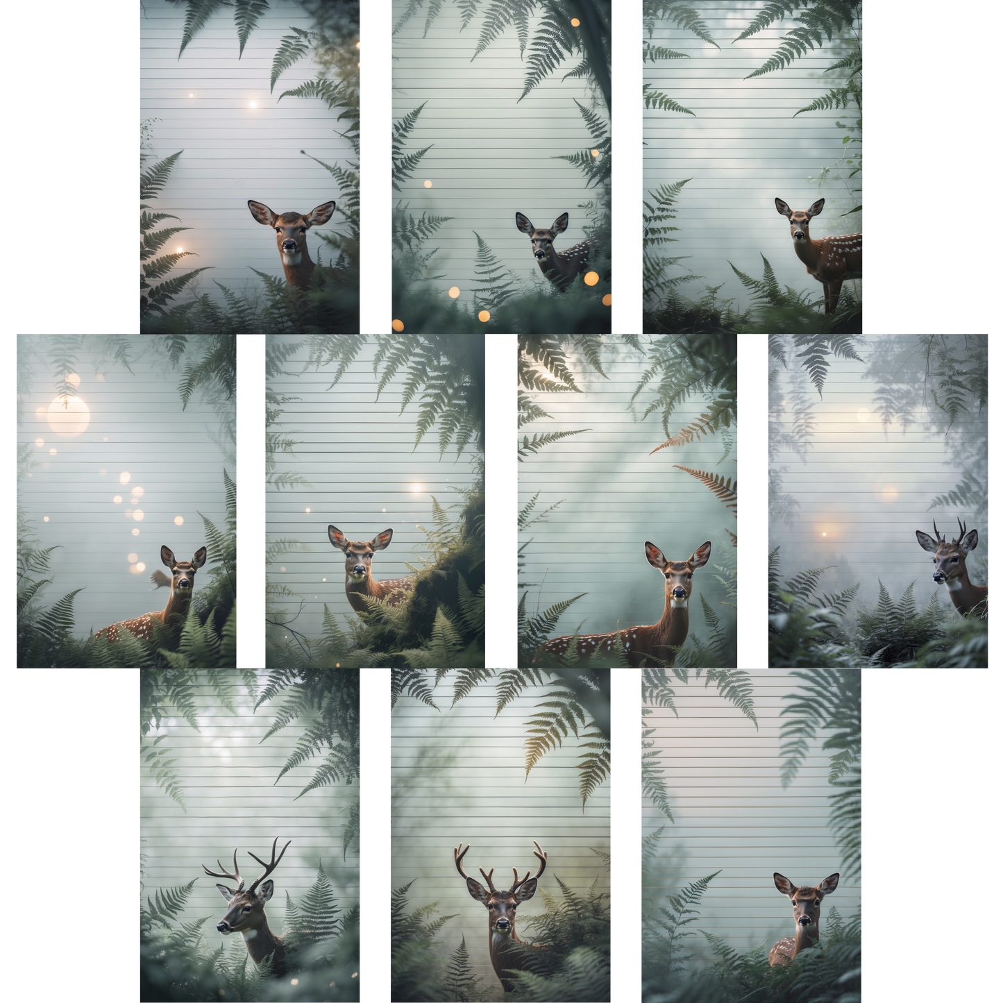 Notizblock | DIN A5 | Crow Notes – Through the Ferns