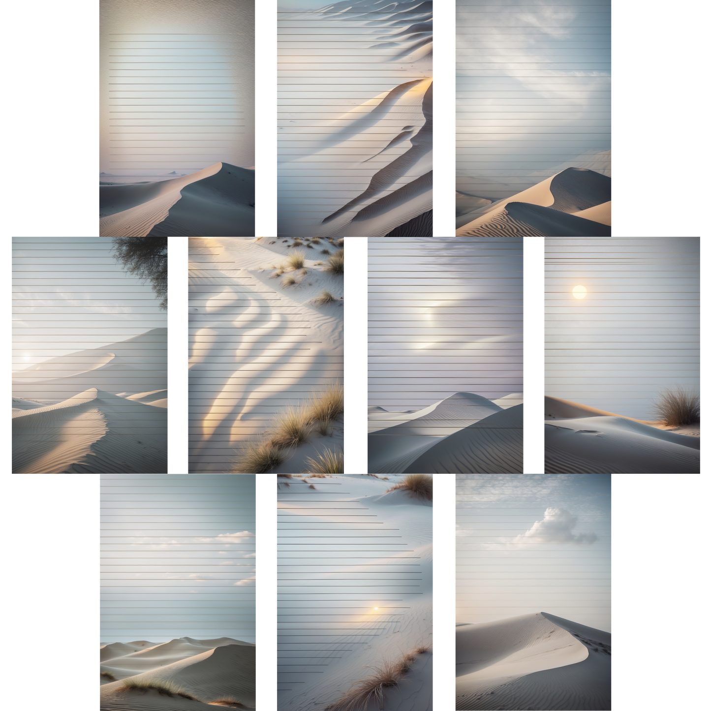 Notizblock | DIN A5 | Crow Notes – Soft Dunes