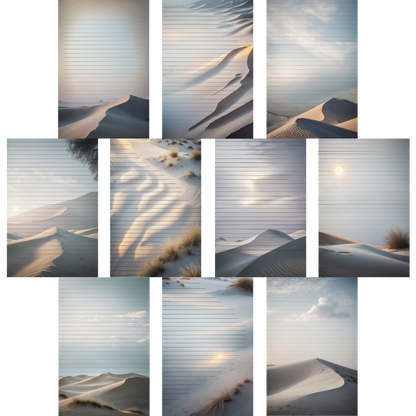Notizblock | DIN A5 | Crow Notes – Soft Dunes