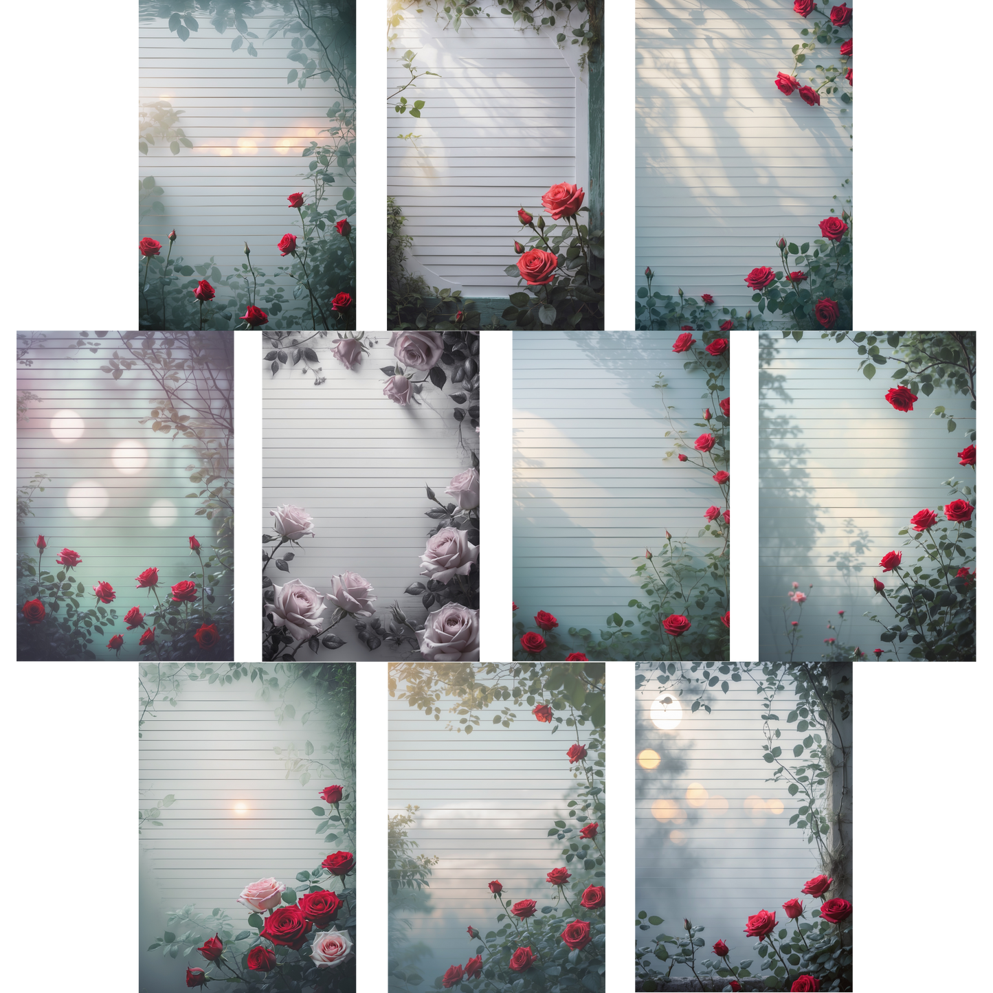 Notizblock | DIN A5 | Crow Notes – Velvet Roses