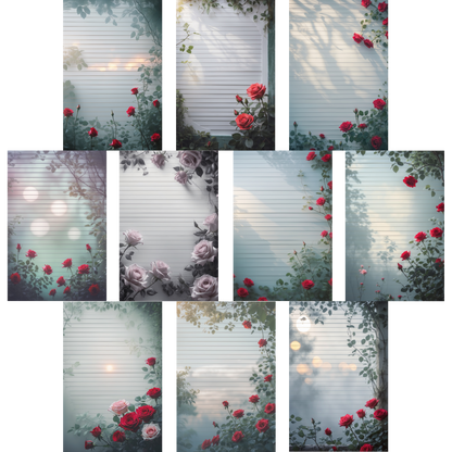 Notizblock | DIN A5 | Crow Notes – Velvet Roses