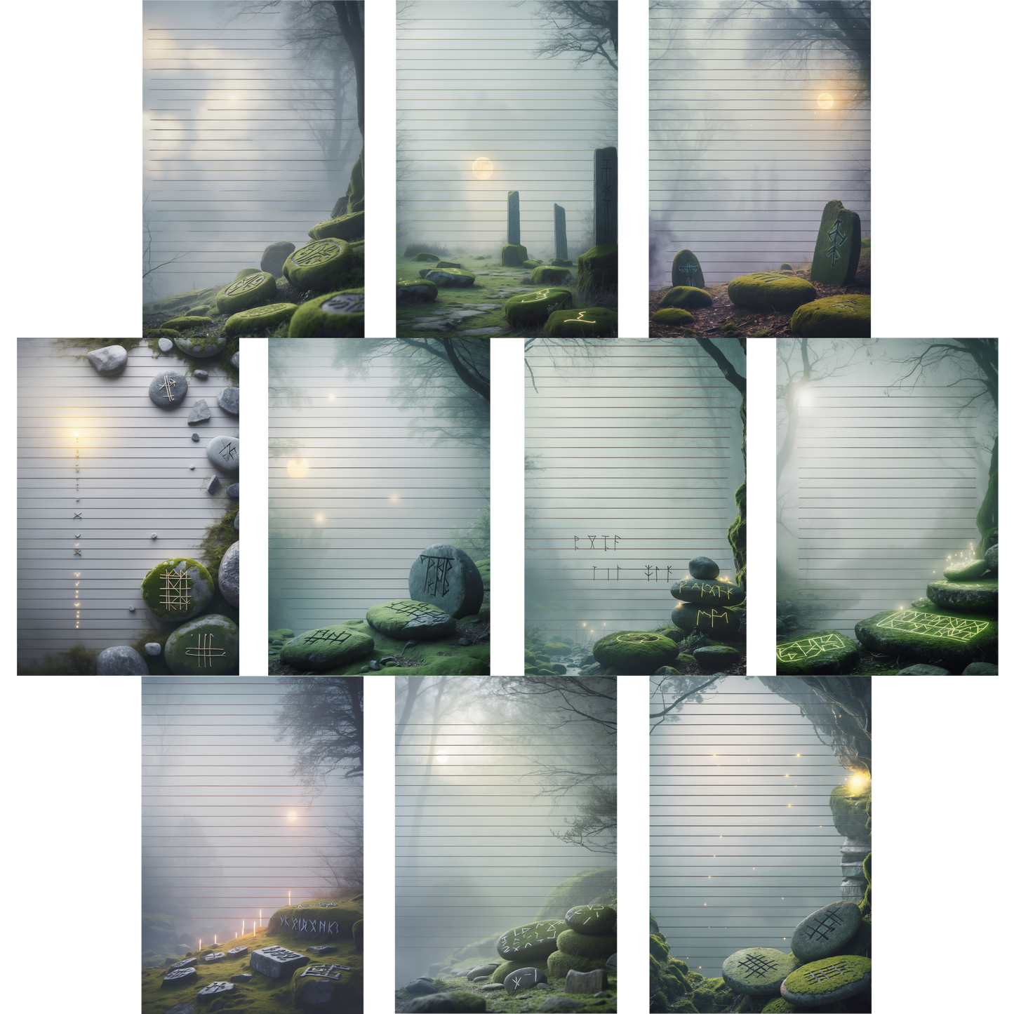 Notizblock | DIN A5 | Crow Notes – Ancient Runes