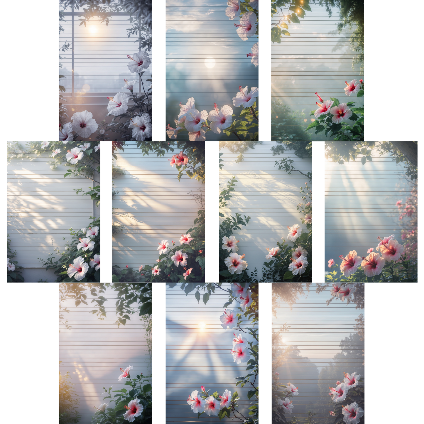 Notizblock | DIN A5 | Crow Notes – Hibiscus Flowers