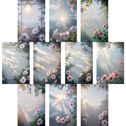 Notizblock | DIN A5 | Crow Notes – Hibiscus Flowers