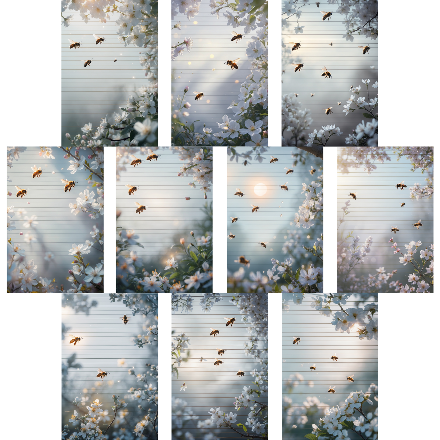 Notizblock | DIN A5 | Crow Notes – Bees & Blossoms