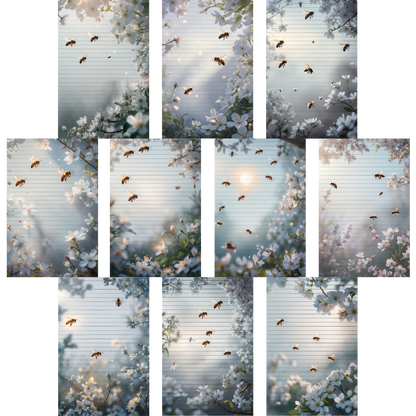 Notizblock | DIN A5 | Crow Notes – Bees & Blossoms