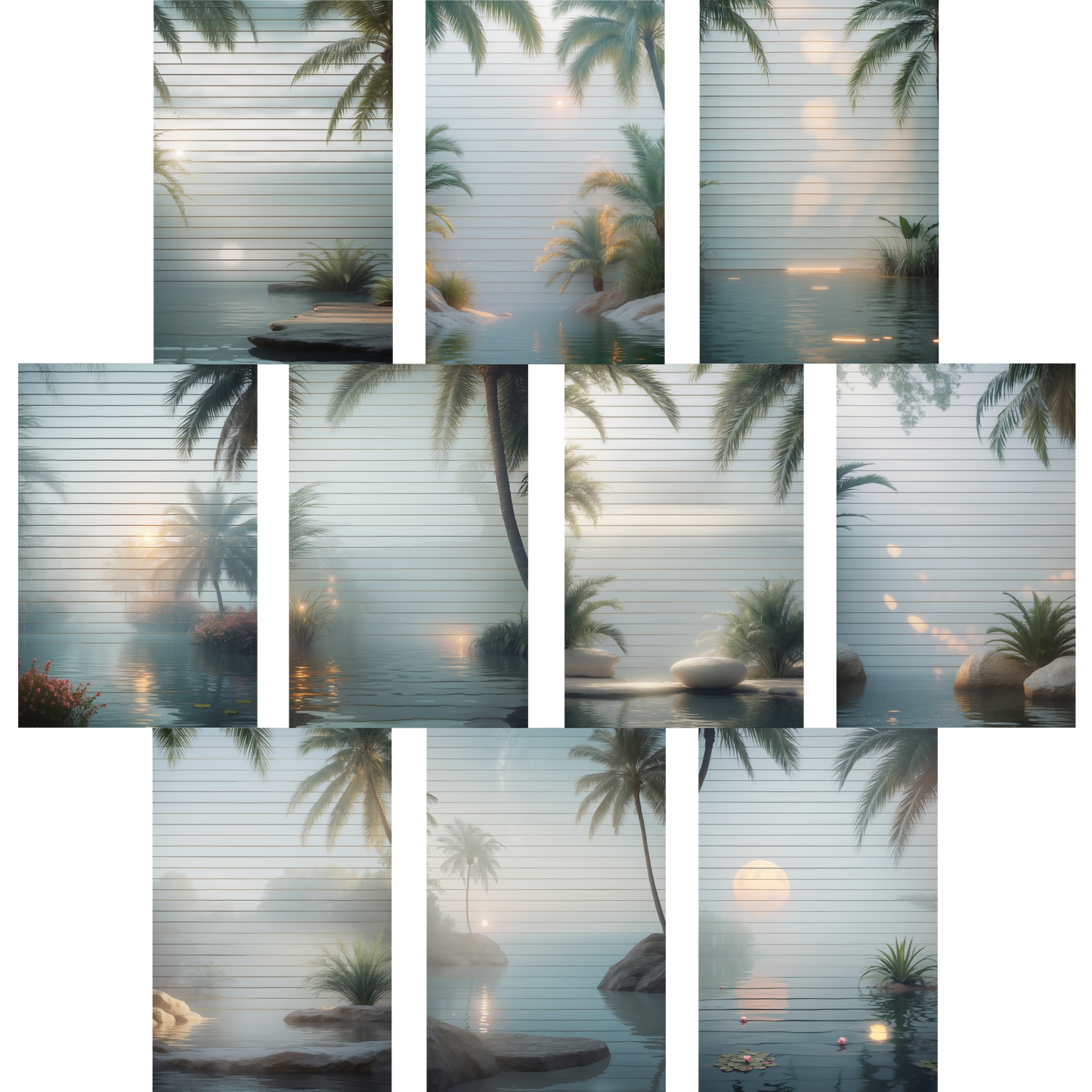 Notizblock | DIN A5 | Crow Notes – Palm Oasis