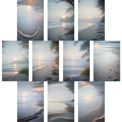 Notizblock | DIN A5 | Crow Notes – Quiet Dawn Shore
