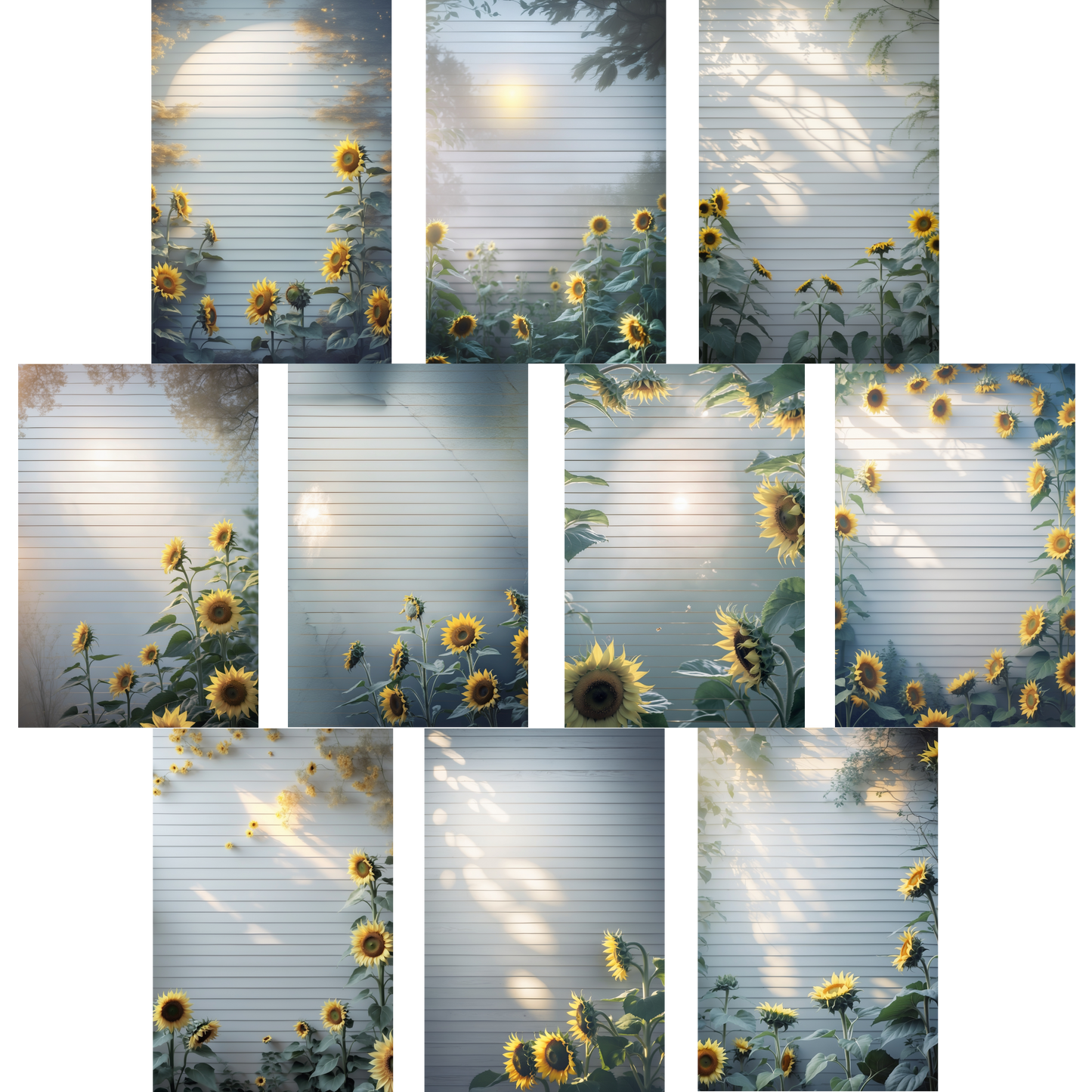 Notizblock | DIN A5 | Crow Notes – Golden Sunflowers