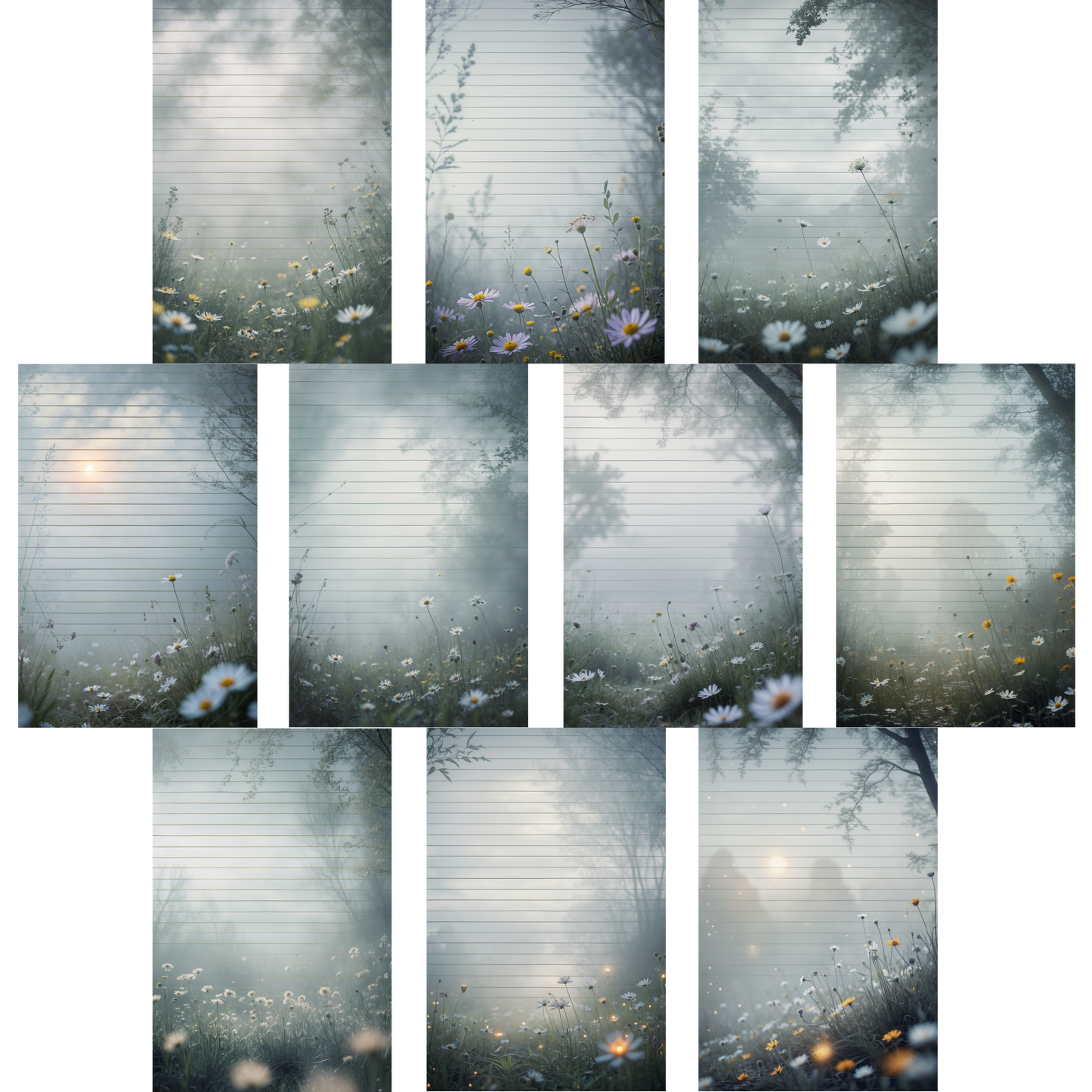 Notizblock | DIN A5 | Crow Notes – Quiet Meadow