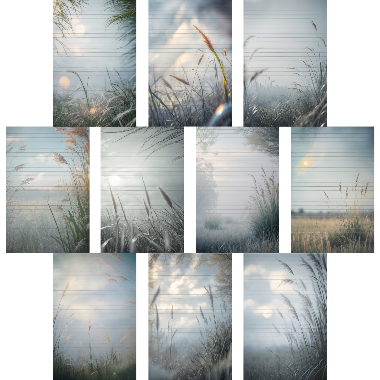 Notizblock | DIN A5 | Crow Notes – Open Grassland