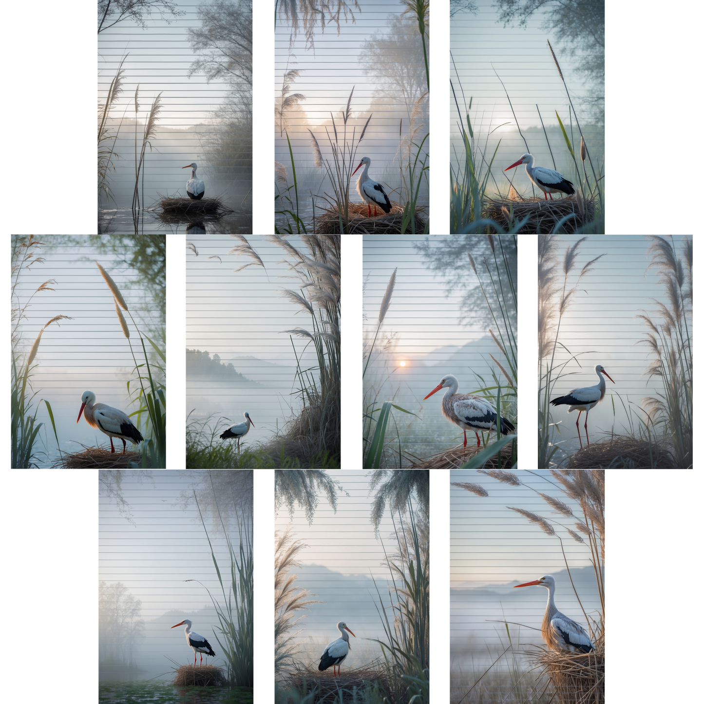 Notizblock | DIN A5 | Crow Notes – Reed Stork