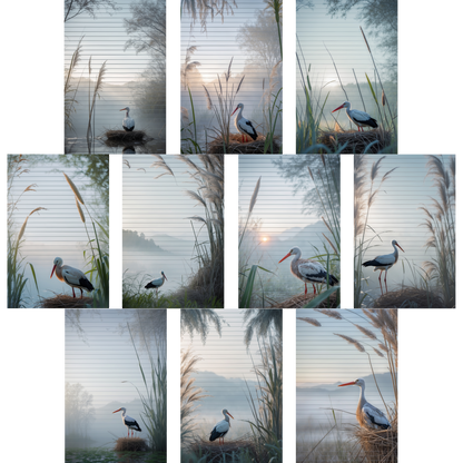 Notizblock | DIN A5 | Crow Notes – Reed Stork
