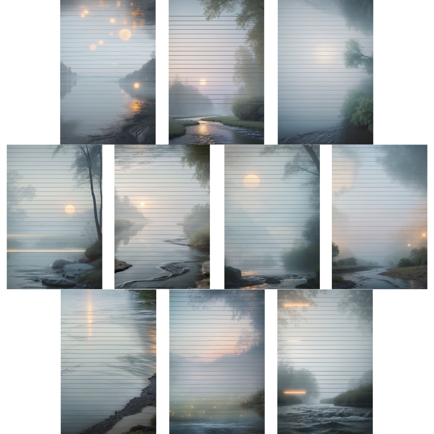 Notizblock | DIN A5 | Crow Notes – River Dusk
