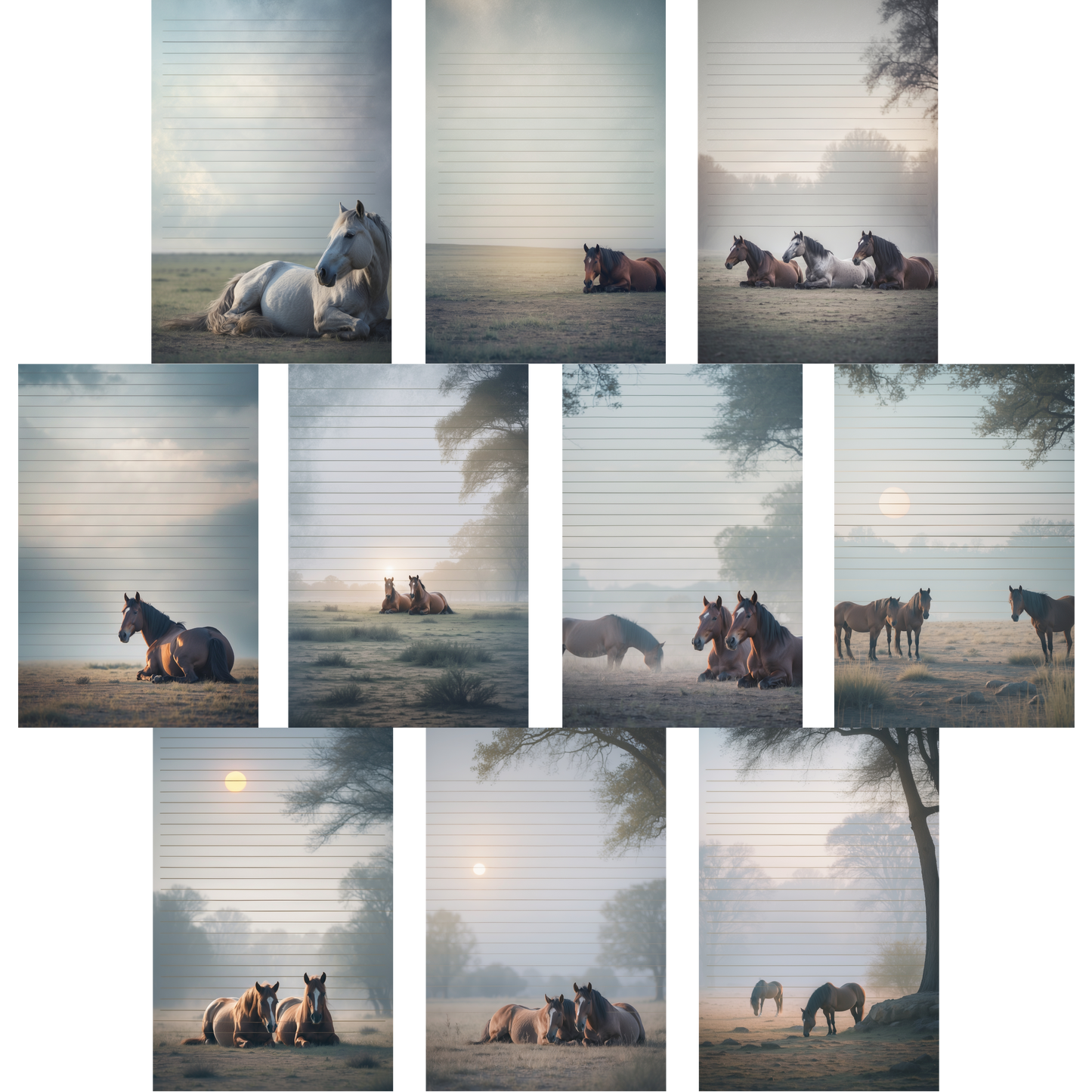 Notizblock | DIN A5 | Crow Notes – Wild Horses