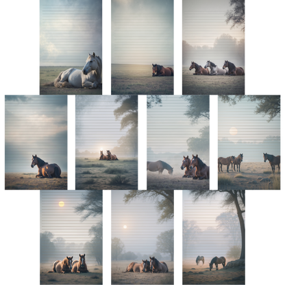 Notizblock | DIN A5 | Crow Notes – Wild Horses