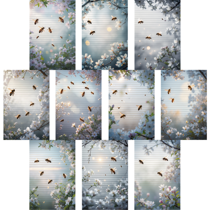 Notizblock | DIN A5 | Crow Notes – Bees & Blossoms