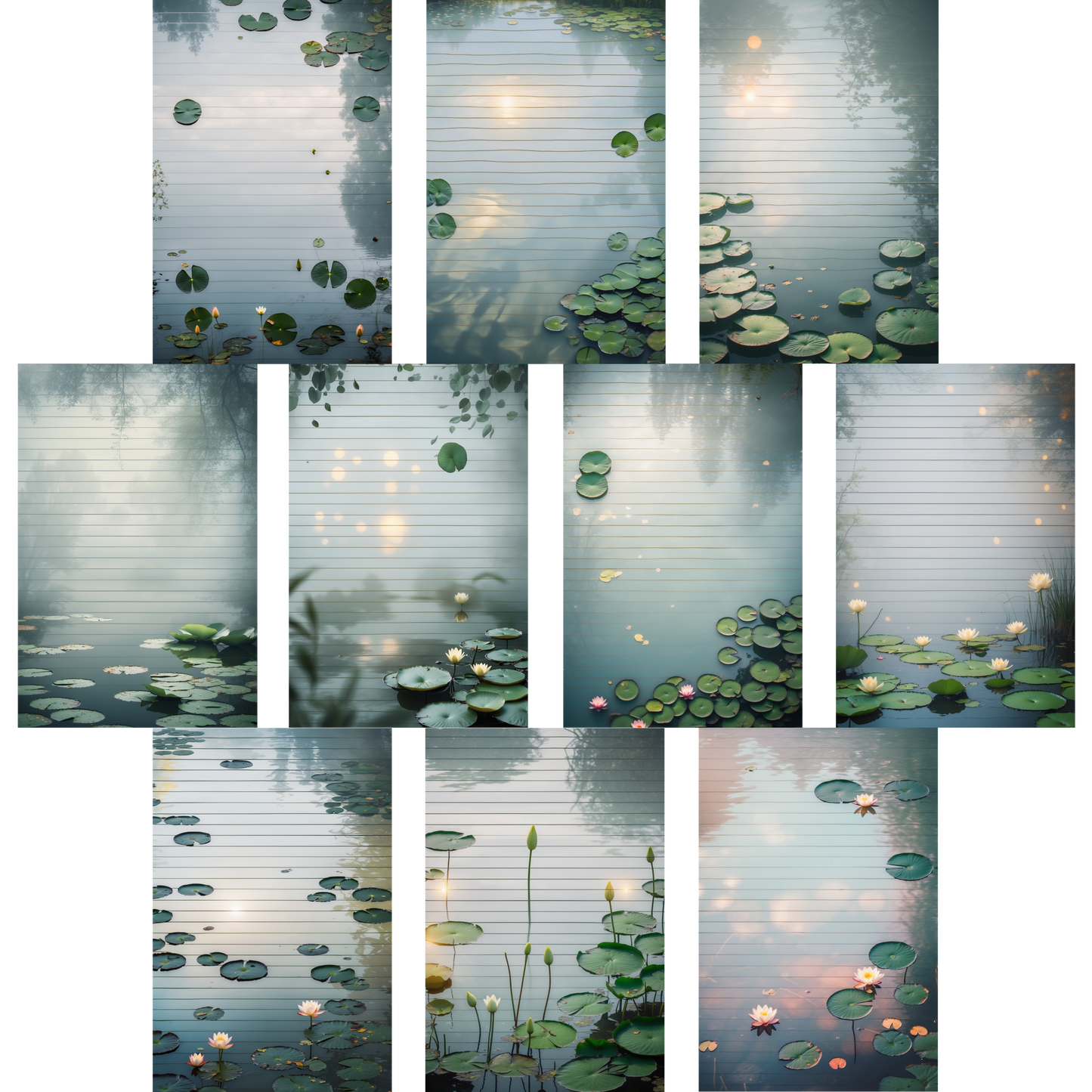 Notizblock | DIN A5 | Crow Notes – Calm Pond