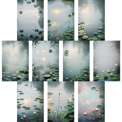Notizblock | DIN A5 | Crow Notes – Calm Pond