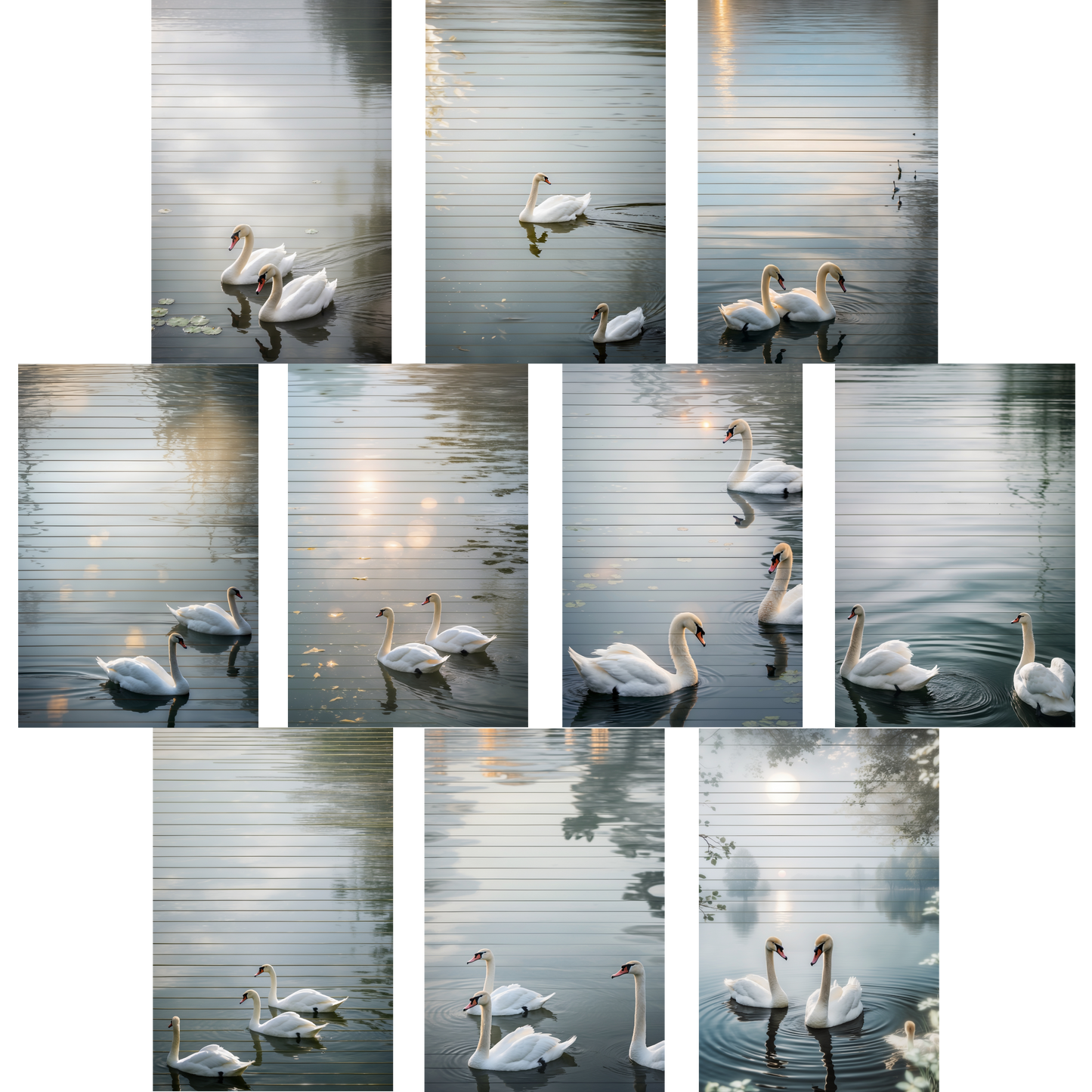 Notizblock | DIN A5 | Crow Notes – Silent Swans