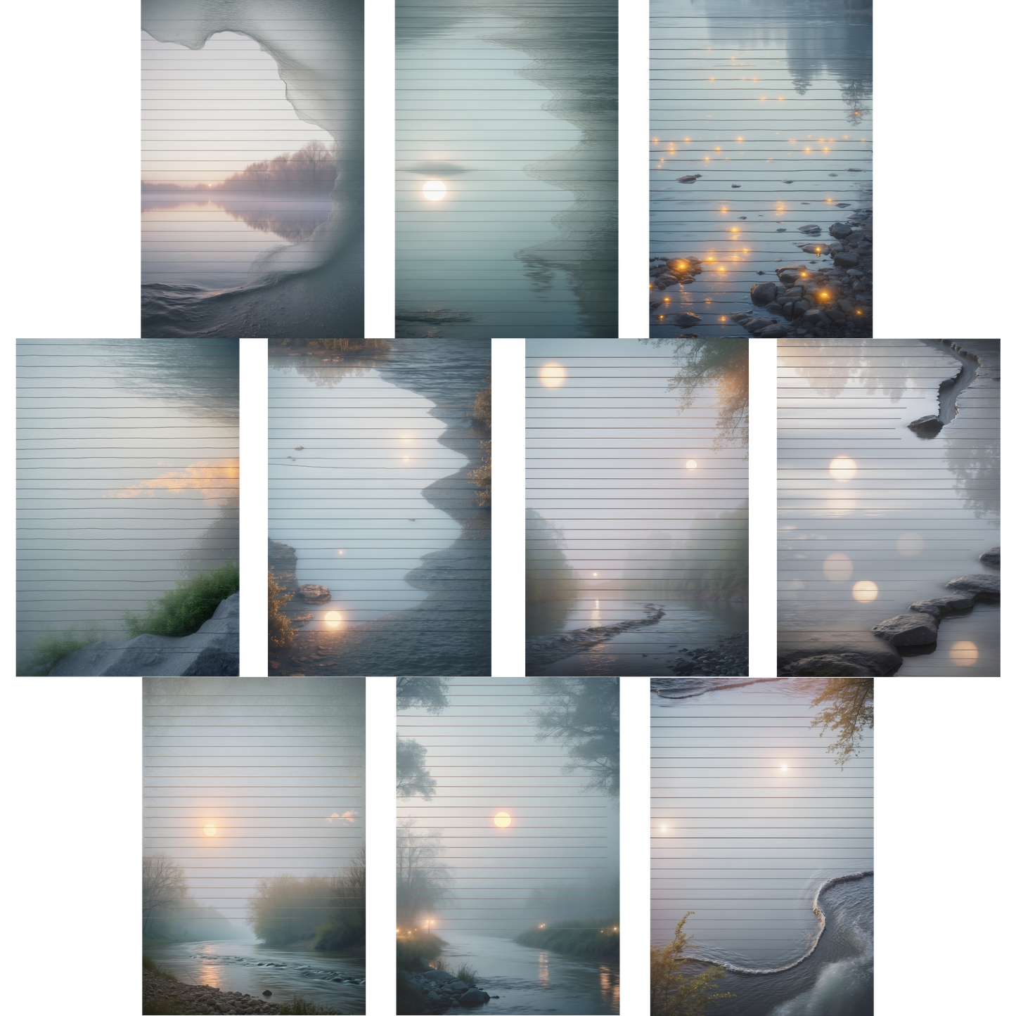 Notizblock | DIN A5 | Crow Notes – River Dusk