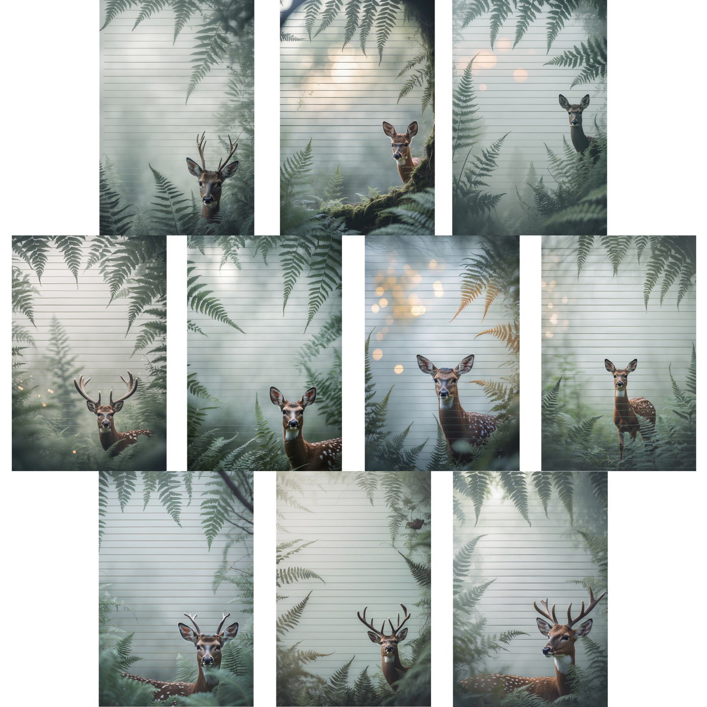 Notizblock | DIN A5 | Crow Notes – Through the Ferns