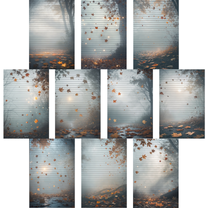 Notizblock | DIN A5 | Crow Notes – Autumn Leaves