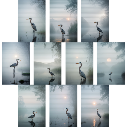 Notizblock | DIN A5 | Crow Notes – Silent Heron