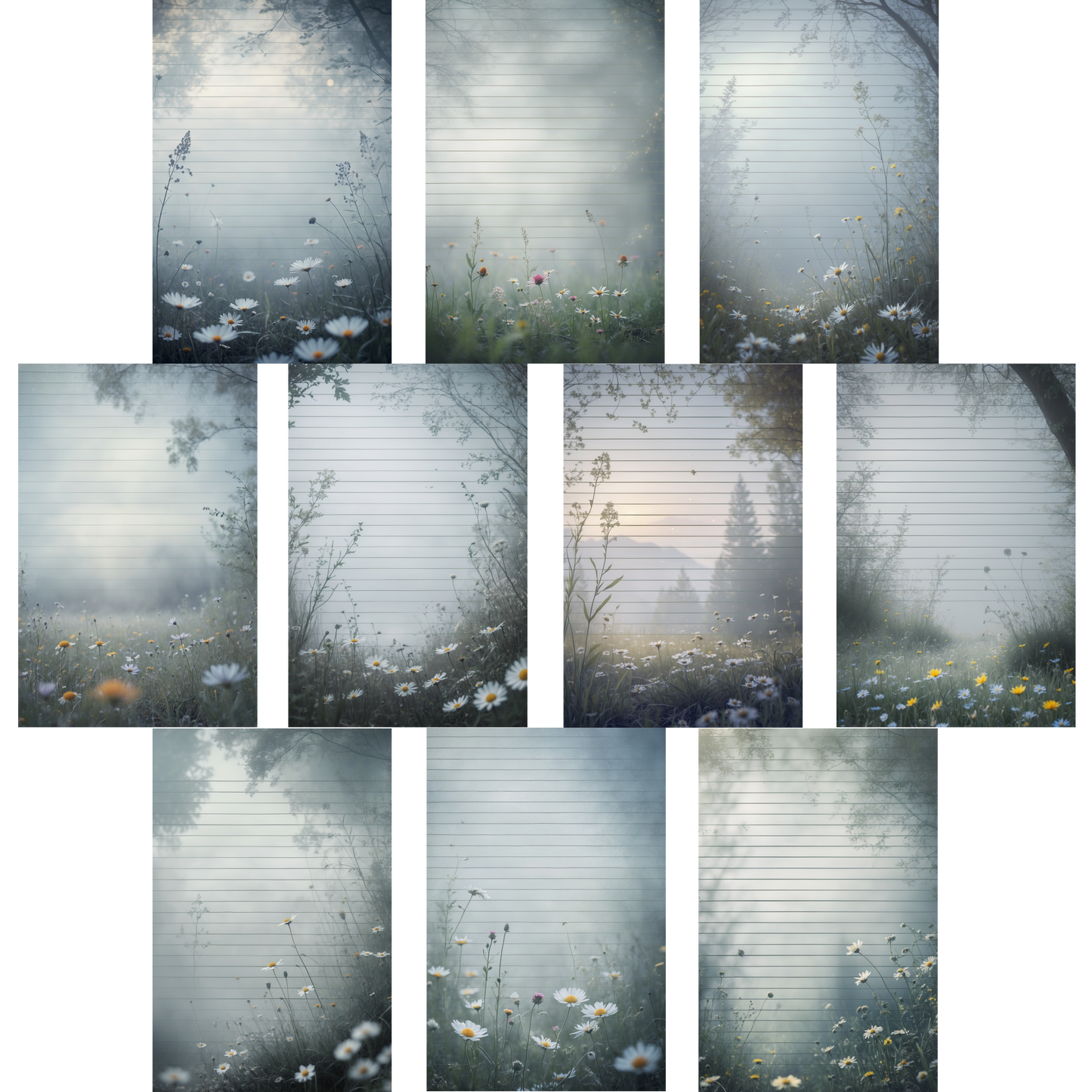 Notizblock | DIN A5 | Crow Notes – Quiet Meadow