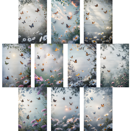 Notizblock | DIN A5 | Crow Notes – Butterflies Drifting