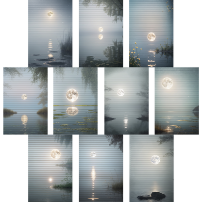 Notizblock | DIN A5 | Crow Notes – Silent Reflection