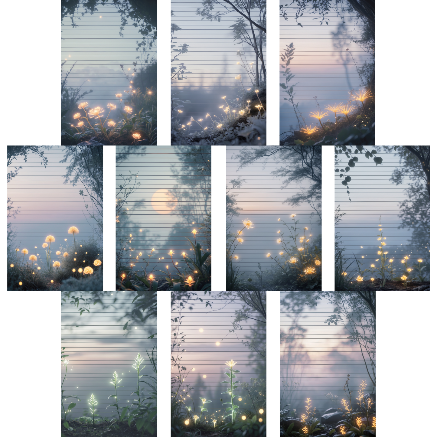 Notizblock | DIN A5 | Crow Notes – Twilight Glow