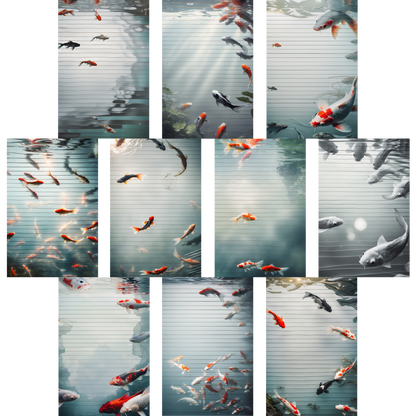 Notizblock | DIN A5 | Crow Notes – Quiet Koi