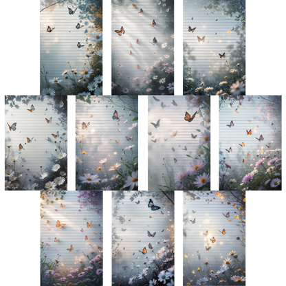 Notizblock | DIN A5 | Crow Notes – Butterflies Drifting